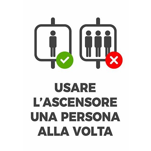 Cartello Ascensore
