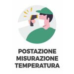 Cartelli Postazione Misurazione Temperatura