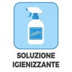 Cartello Soluzione Igienizzante